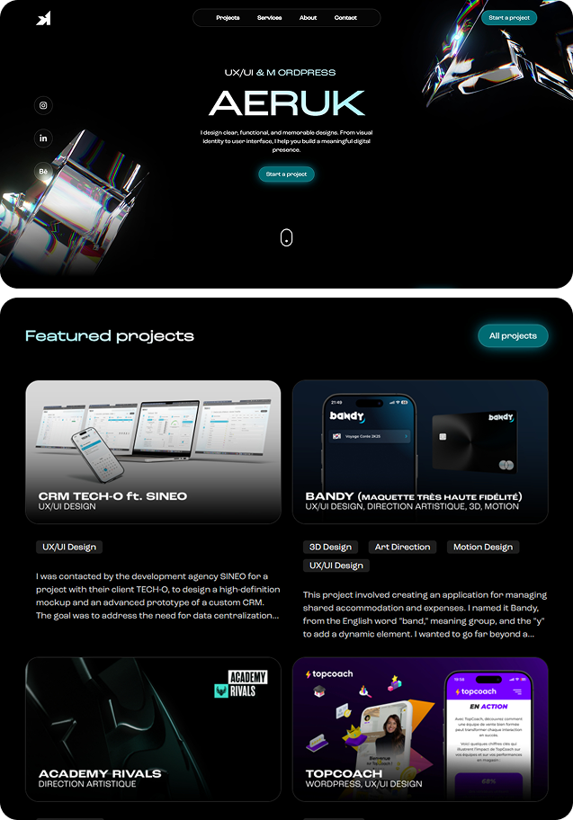 Aeruk website visual